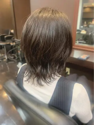 ミディアム パーマ clear-style所属・藤本 麻衣のヘアスタイル