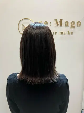 ミディアム カラー キッズ 横浜関内髪質改善 re:Magoのヘアスタイル