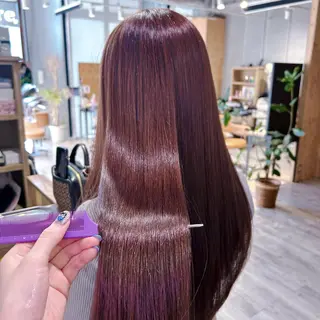 ロング 髪質改善 🫧‪しろがねのヘアスタイル