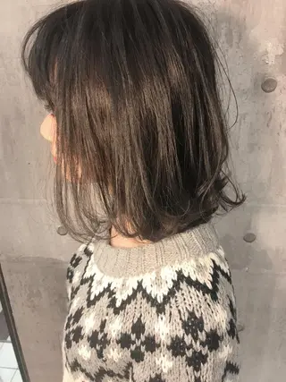 ショート カラー 髪質改善ｶﾗｰ ｹｱﾌﾞﾘｰﾁ/ﾀﾑのヘアスタイル