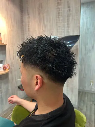 パーマ メンズ hairLOOP所属・西院LOOP sayakaのヘアスタイル