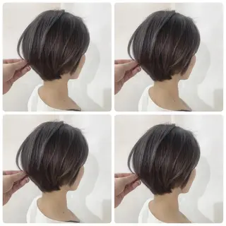 ショート 京都大人女性ショート 徒歩1分/秋山のヘアスタイル