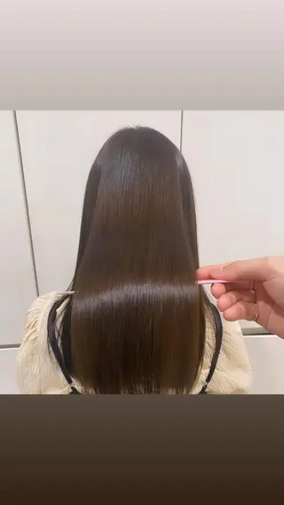 ミディアム 髪質改善/shuki 韓国/代表取締役のヘアスタイル