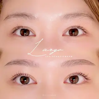 マツエク・マツパ Largo🌿 明治神宮前／表参道のマツエク・マツパデザイン