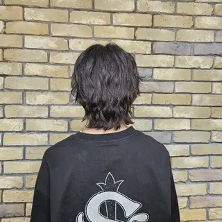 メンズ パーマ 🇰🇷透明感×ハイ トーン🌟tomoのヘアスタイル