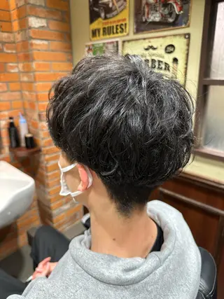 ショート メンズ ヒロ銀座プレミアムバーバー所属・尾島 杏香のヘアスタイル