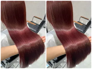 カラー トレンド甘めガーリー Mizuki☁️🫧のヘアスタイル