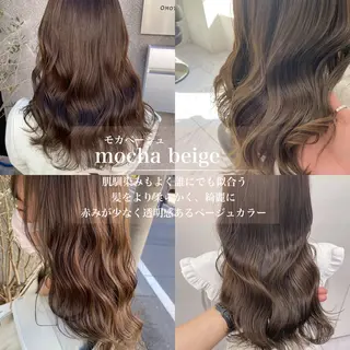 カラー 赤み消し韓国ヘア レイヤー縮毛🤍渡邉のヘアスタイル