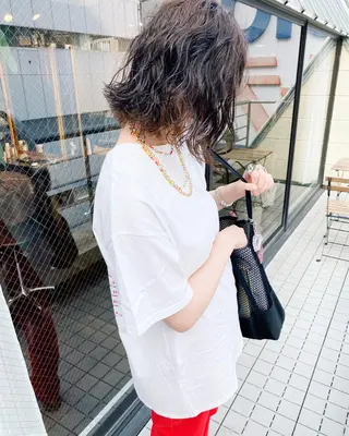 パーマ 🧡色落ちまで2度綺 麗なカラー🧡ヨシキのヘアスタイル