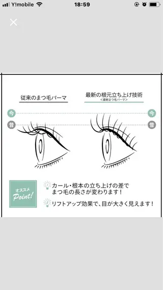 マツエク・マツパ Trinity eyelashのマツエク・マツパデザイン