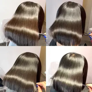 ショート 莉乃/縮毛矯正/髪質 改善/艶カラーのヘアスタイル