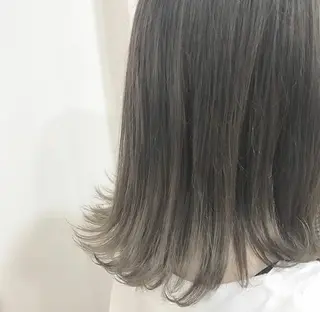 ミディアム カラー Nyne所属・🍀失敗しない 縮毛矯正熊谷竜馬🍀のヘアスタイル