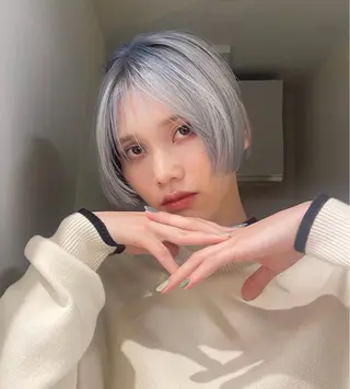 セミロング カラー パーマ ヘアアレンジ レイヤー/韓国/透明 感/Shionのヘアスタイル