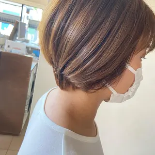 ショート AIRFLOW所属・韓国ヘア ユイカのヘアスタイル