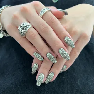 ミディアム B_Mila 水戸   萬城のネイルデザイン