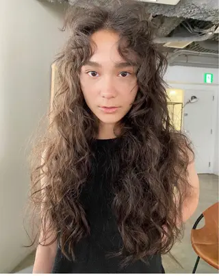 ロング カラー パーマ GATTACA所属・KEI gattacaのヘアスタイル