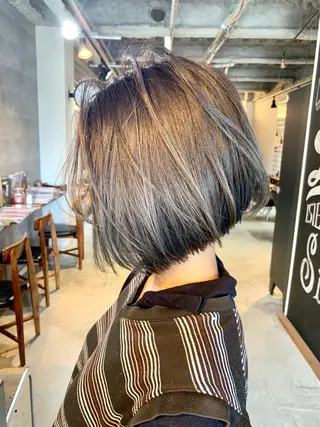 ショート カラー メンズヘア/レイヤー /ボブ山内春輝のヘアスタイル