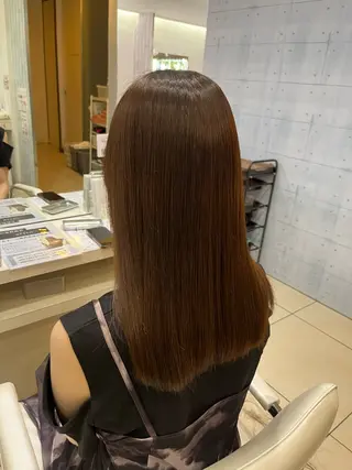 セミロング カラー 🤎ベージュカラー/ 髪質改善/山岸🤎のヘアスタイル