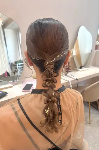 ミディアム エクステ＆ヘアセット Milaのヘアスタイル