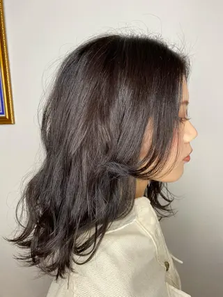 ロング カラー サロンド・かわの所属・岡野 咲絢【Saaya.】のヘアスタイル