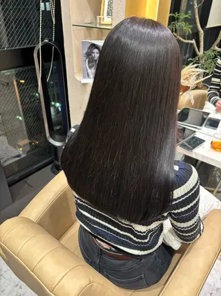 セミロング カラー あかね☆ヘアアレンジ /ボブ/縮毛矯正のヘアスタイル