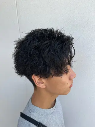 ショート パーマ メンズ APREKO RIKUのヘアスタイル