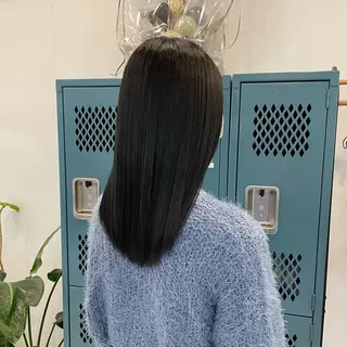 セミロング カラー 田口 花葉のヘアスタイル