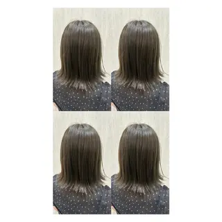 ショート カラー 店長✨レイヤー✖️ 髪質改善✖️韓国ヘアのヘアスタイル