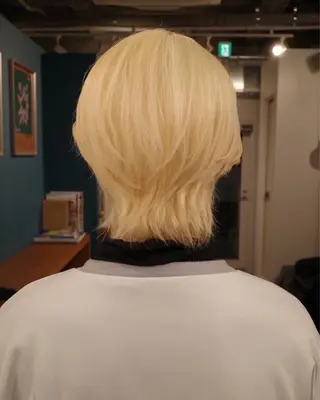 ショート カラー メンズ Yoh-所属・【カットモデル募集】 Yoh-/HABUのヘアスタイル