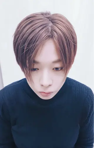 ショート カラー メンズ au美容室所属・au栄矢場町 水素髪質改善Tのヘアスタイル