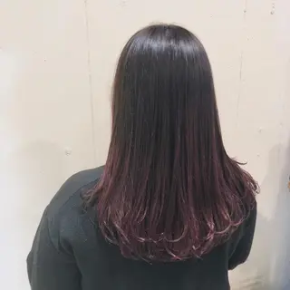 セミロング カラー パーマ ヘアアレンジ 【ツヤ髪美容師】 ツダケイスケのヘアスタイル