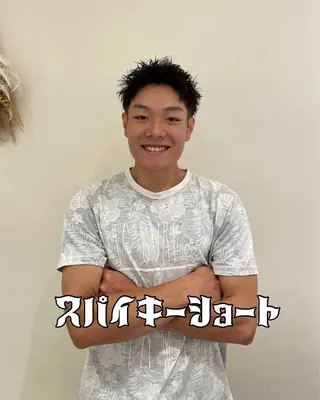 メンズ メンズ縮毛矯正 ブリーチカラー/まやのヘアスタイル