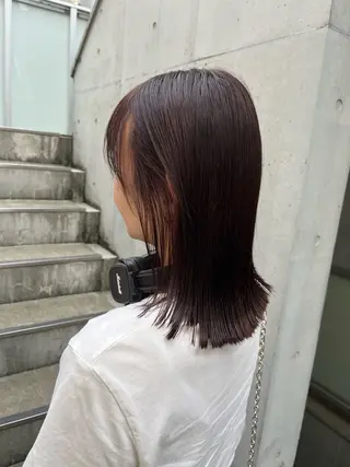 ミディアム riko／ SYS by fitのヘアスタイル