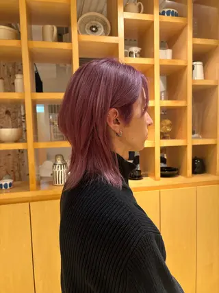 セミロング カラー メンズ organic +eco所属・川越/organic 根本アユミのヘアスタイル