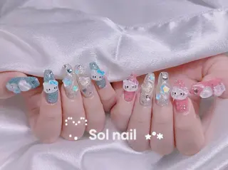 ネイル パラジェル＆フィルイン取り扱いサロンSol Nail所属・Sol Nail ミネのネイルデザイン