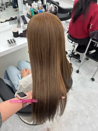 カラー かわいい艶髪🤍 れいな🤍のヘアスタイル
