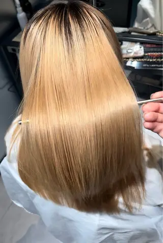 ロング 銀座/韓国/ワンホン 🤍艶髪🖤nahoのヘアスタイル