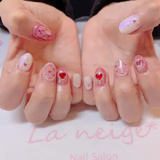 ネイル La neige* yuki 🥯🍑のネイルデザイン