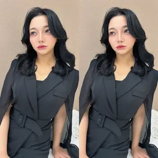 ロング MASHU韓国ヘア/ レイヤー/透明感カラのヘアスタイル