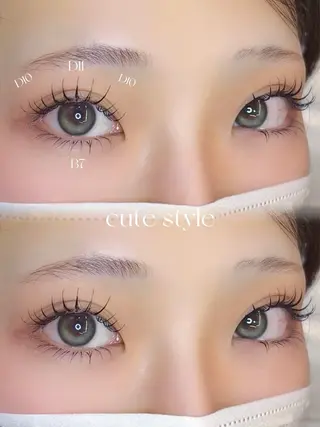 マツエク・マツパ 🎀 RIRIKA 🎀のマツエク・マツパデザイン