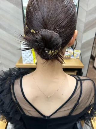 ミディアム ヘアアレンジ SHANTi 飯塚 ヘアセット/髪質改善のヘアスタイル