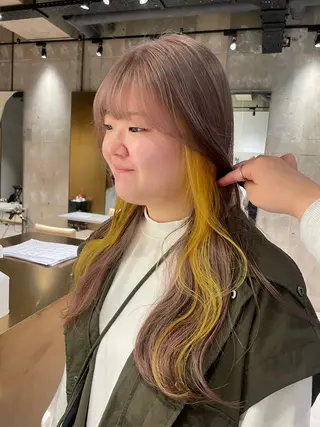 ロング カラー AIKA🤍 カットモデル募集🫧のヘアスタイル