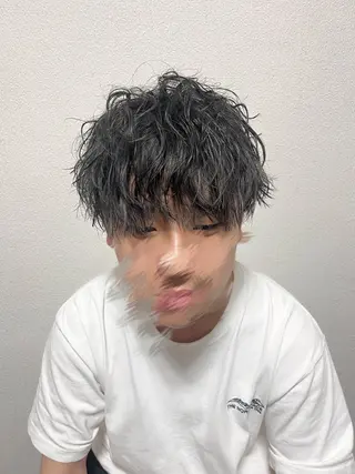 ミディアム パーマ メンズ growth天神店所属・TENSEI @デビューしましたのヘアスタイル