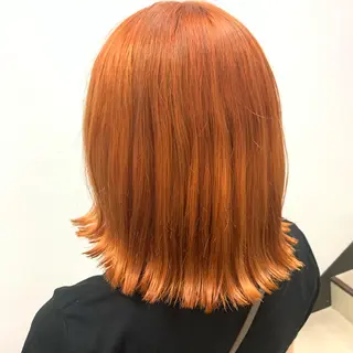 セミロング カラー ヘアアレンジ neon hair所属・🩵 JURI🩵のヘアスタイル