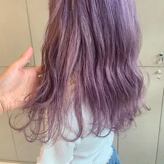 ロング カラー 古屋 花織のヘアスタイル