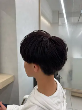 カラー メンズ 韓国レイヤー/ 顔まわり/西野和裕のヘアスタイル