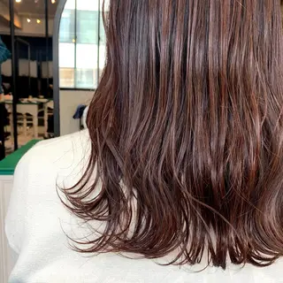 セミロング カラー "小顔カット" Fuko.のヘアスタイル