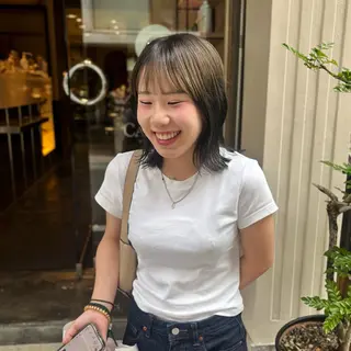 ミディアム 芦刈 咲来のヘアスタイル