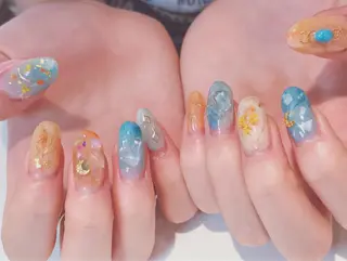 ネイル LUKE所属・もとまつ さちこのネイルデザイン