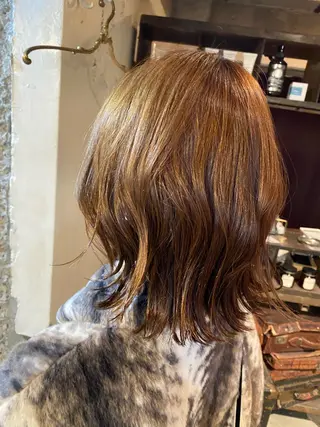 ミディアム カラー お任せヘア☘️☘️ 及川渚のヘアスタイル